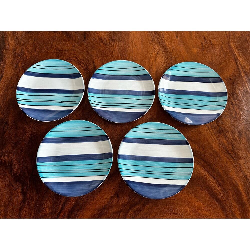 Vintage Cool River Salad Plate by Pfaltzgraff Set of 5